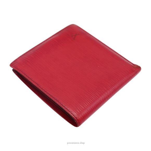 🔴 Louis Vuitton Marco Wallet - Red Epi Leather - Picture 4 of 11